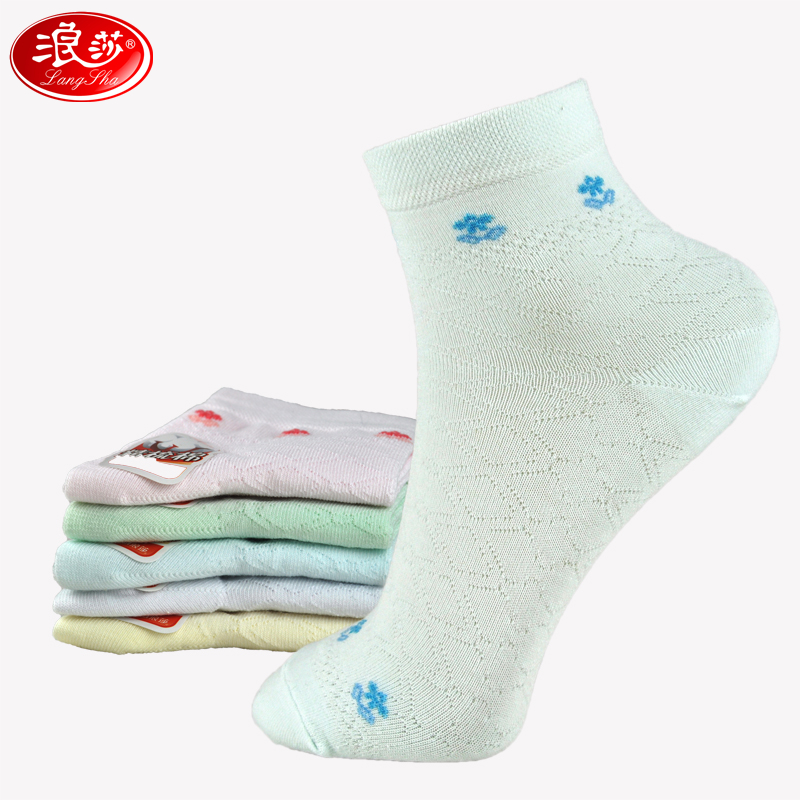 Langsha mesh ultra-thin breathable Ms. socks