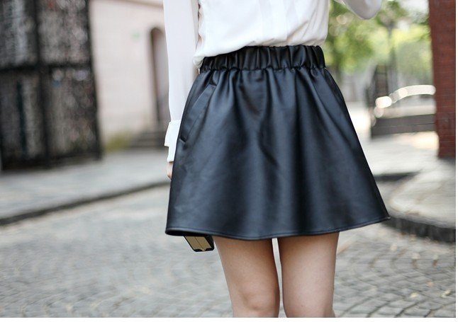 Leather Short skirts RA0053