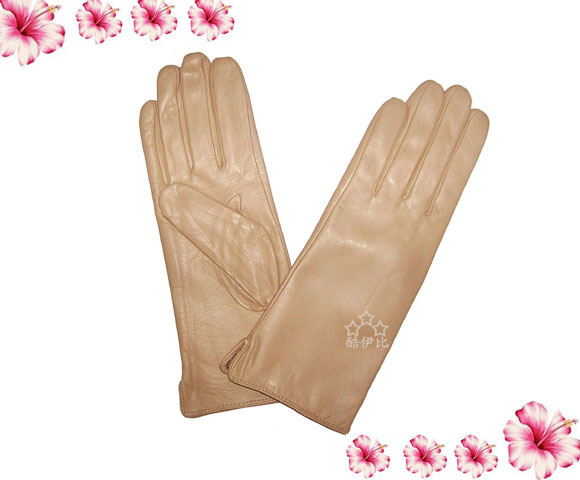 Leather star spring and autumn high quality suede gloves genuine leather gloves