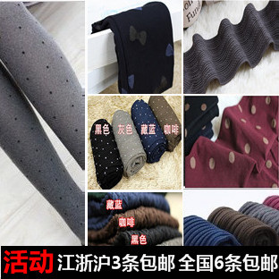 Legging socks stockings autumn and winter female silk velvet jacquard pantyhose