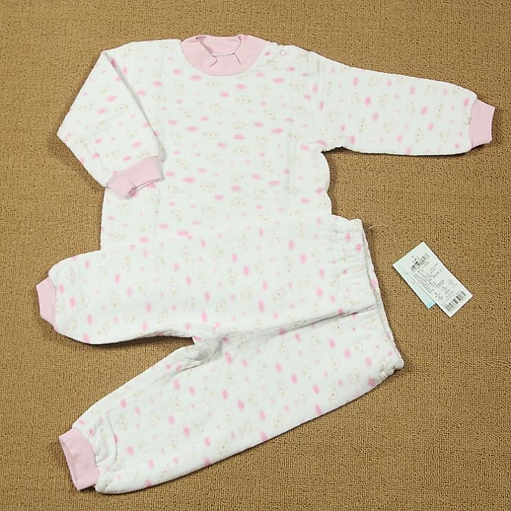 LES ENPHANTS les children's clothing air layer turtleneck thermal underwear set 0114100991