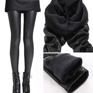 LG-001Free shipping! New Arrival Shiny Metallic High Waist Black Stretchy Leather Leggings/tights/leather Hot sales