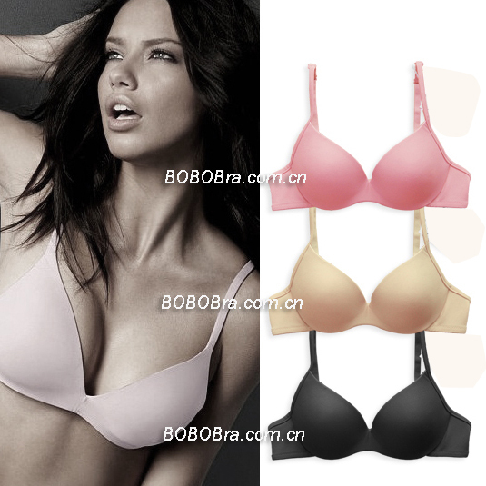 Lightmindedness glossy ultra-thin deep V-neck seamless shaping a thin cup comfortable bra underwear 805