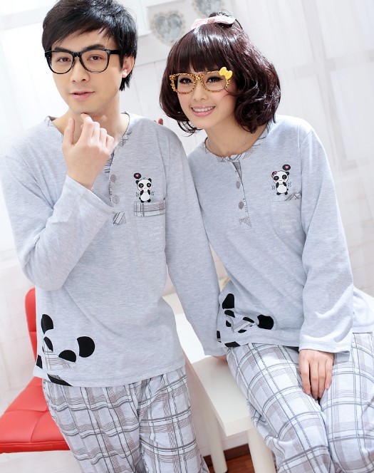 Limited edition autumn and winter lovers sleepwear long-sleeve lovers sleepwear lovers lounge