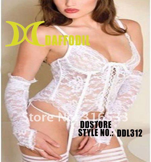 Lingereis supplier ddstore wholesale corset sexy women intimate clothing+G-string fashion bustier 10sets/lot  DDL311