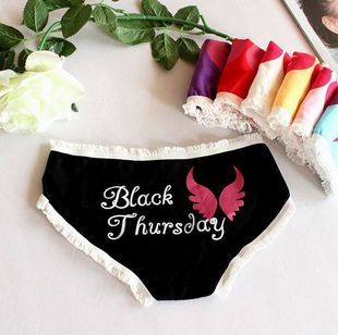 Lively and lovely cartoon shorts female panties cotton briefs  7 Days Week Underwear