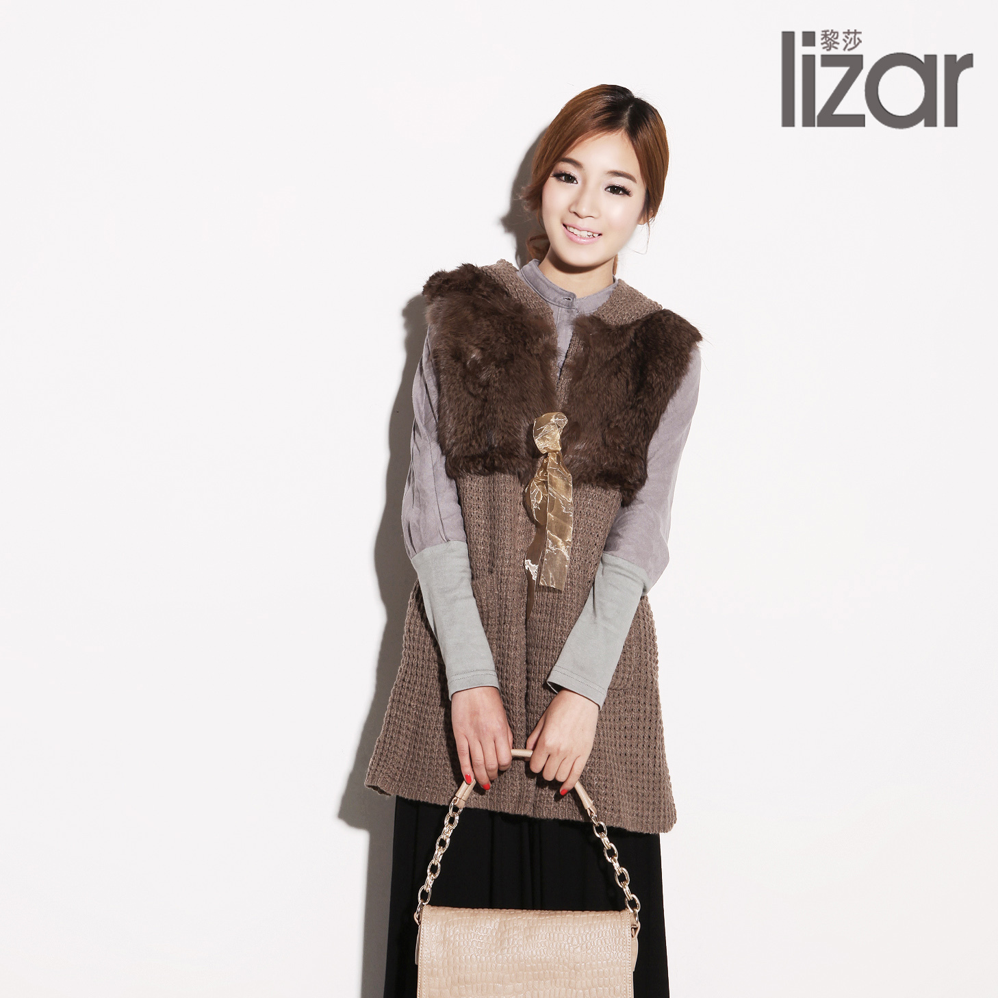 Lizar2012 spring female sweet fashion elegant soft lace sweater medium-long loose sweater