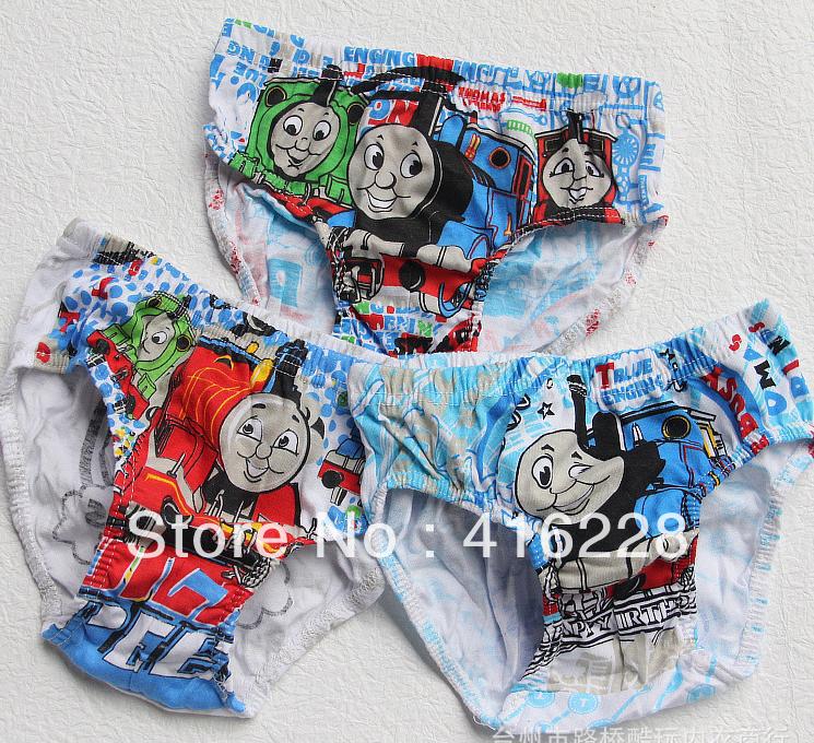 Loading - Pure cotton Thomas children's underwear briefs 12 piece Free Shipping AS339