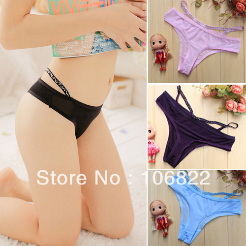 Lot*10 Super Sexy 5 Colors Women's Underwear Bling Bandage New Lingerie Cotton Knickers SL00272