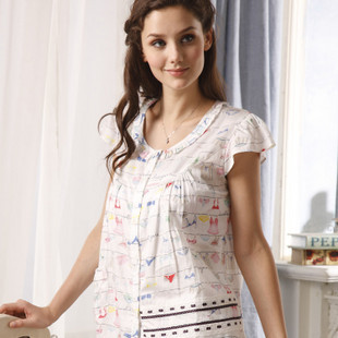 Lounge  100% short-sleeve cotton sleep set m6623