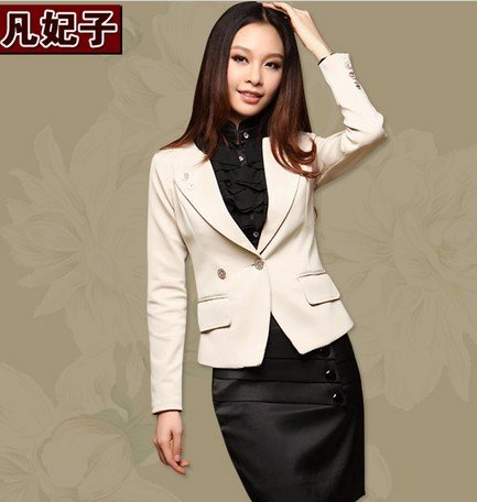 LOVE 2012 spring and autumn new arrival short jacket women's long-sleeve slim coat w166