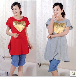 Love bronzier t-shirt maternity dress 8625