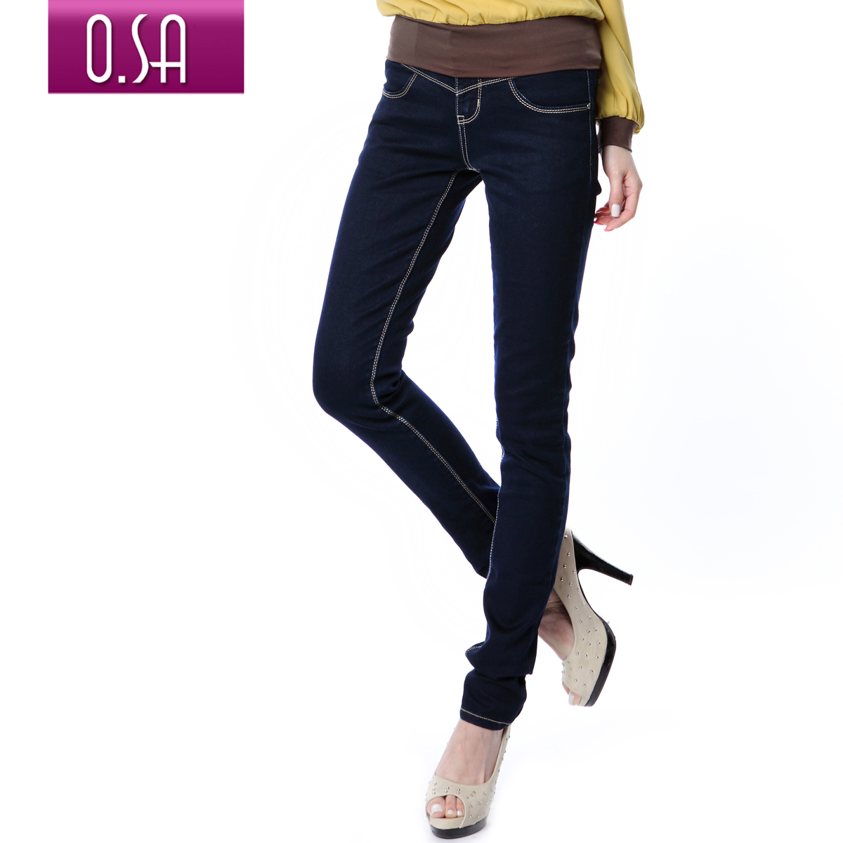 LOVE Osa2012 autumn women's plus size new arrival pants ol pencil pants skinny pants jeans k11316