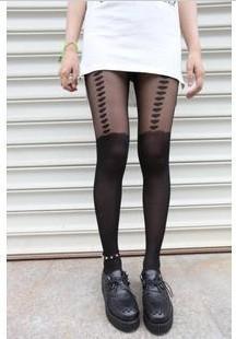 Love stockings ultra-thin pantyhose ultra-thin stovepipe socks black wire socks female wz319