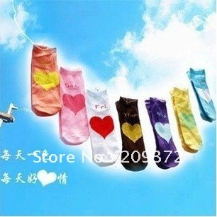 Love week socks,seven day  socks, cartoon socks   073