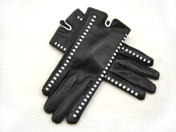 LOVE Winter thermal Women sheepskin gloves women's genuine leather gloves fashion