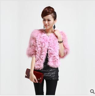 LOW!LOW! NEW  Free shipping EMS 2013 fox fur  coat with lamb fur &lamb fur coat  KG-001