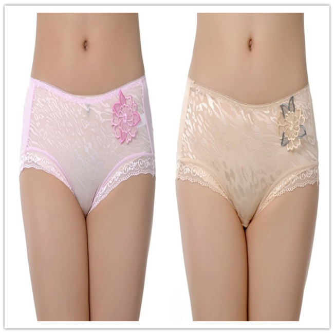 Low Waist Briefs Sexy Underwear Lace Female Panties Under Wear 8 Colors 5pcs/lot Free Shipping