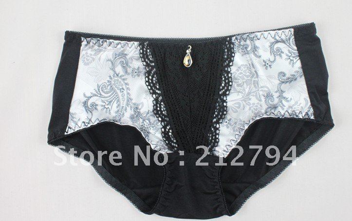 Low waist sexy briefs Hollow out bud silk ladies underwear High quality high close-fitting underwear for women