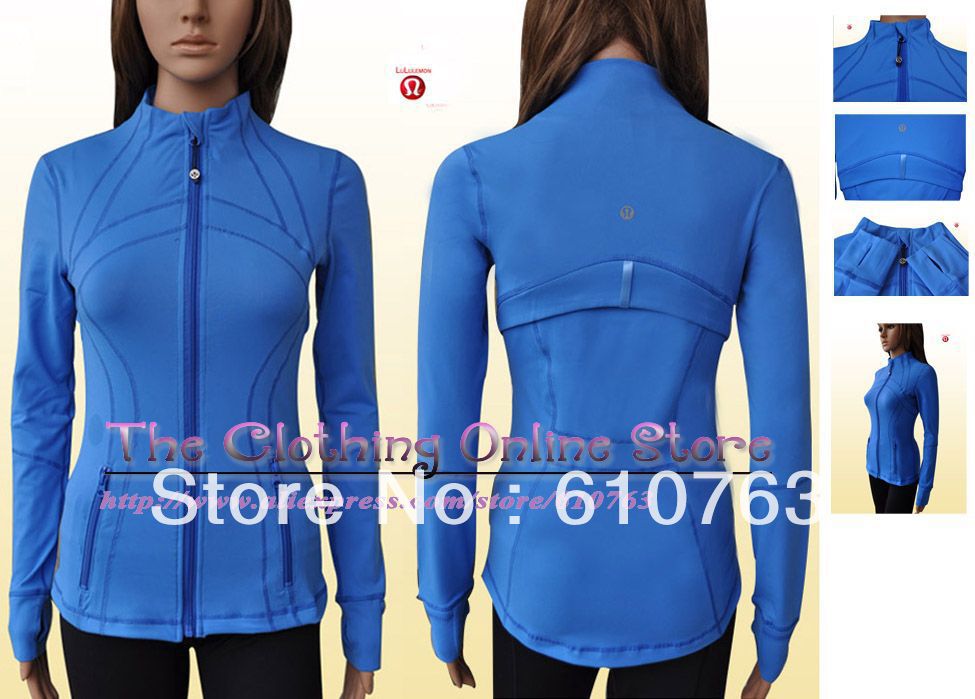 Lulu Define Jacket for women-blue, 2012 hot sale lemon style, very good quality, Size 4-12,Free Shipping,