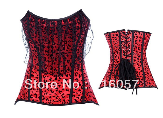 luxurious Beautiful Women shaper Corset Sexy Lingerie Retail red