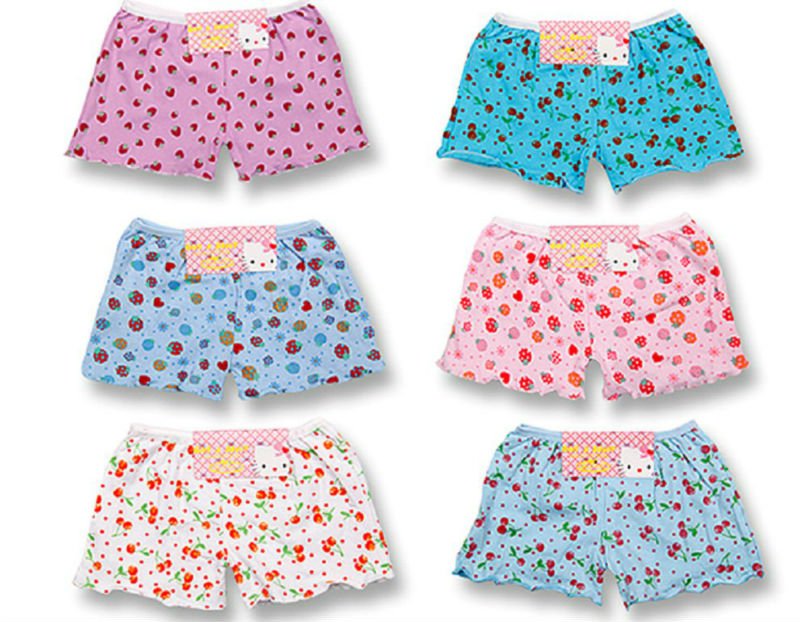 M.L.R 10040 Girls Boxers Underwears 2-6 yrs childrens ladena underwears 16pcs/lot more color hot selling  free shipping