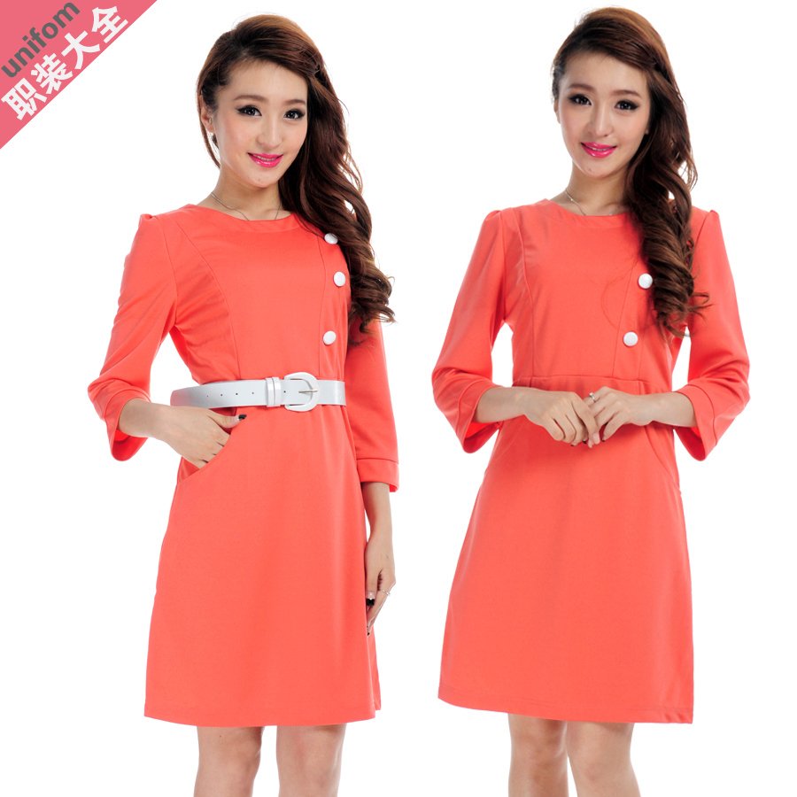 M002 work wear set clothes beauty services work wear