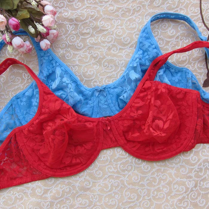 M1 shopping cart fruit ultra-thin lace lingerie bra 85c