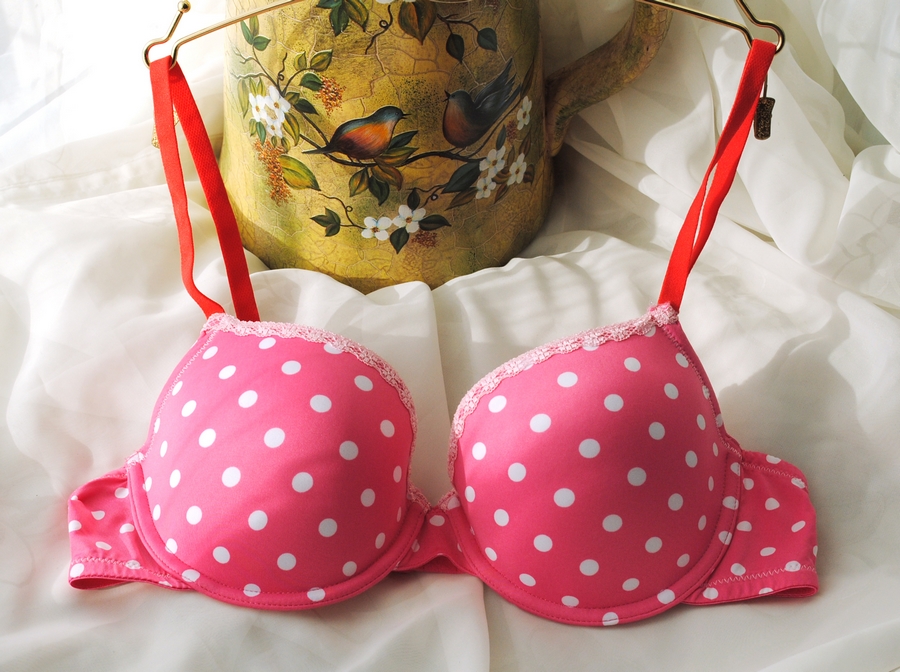 Ma iemeili sweet dot glossy thin cup bra 75b 80a