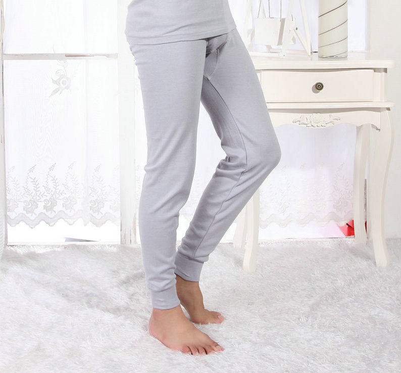 Male long johns long johns thin thermal underwear pants unlined legging basic underwear