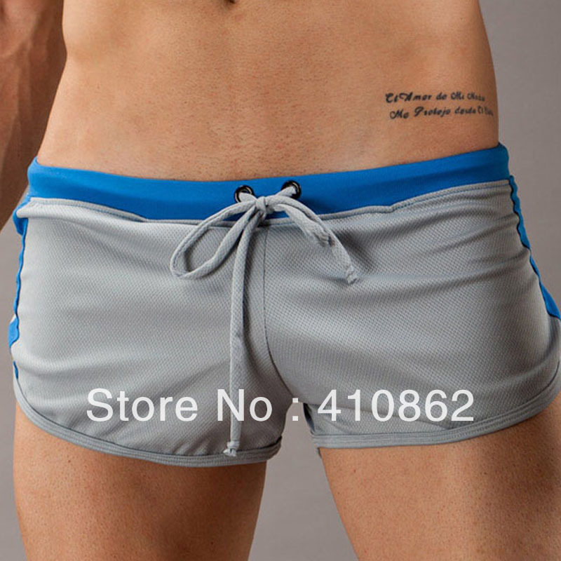 male sports pants home shorts bags placketing panties lacing aro pants free shipping