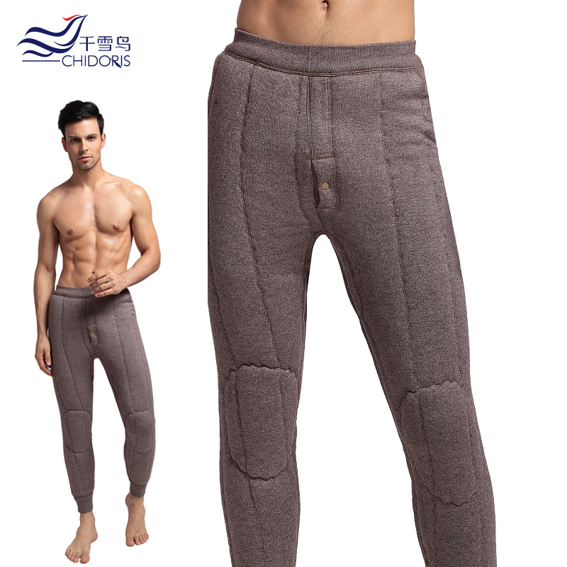 Man /women's thickening lambsdown pants warm pants cashmere wool trousers Hight quality!