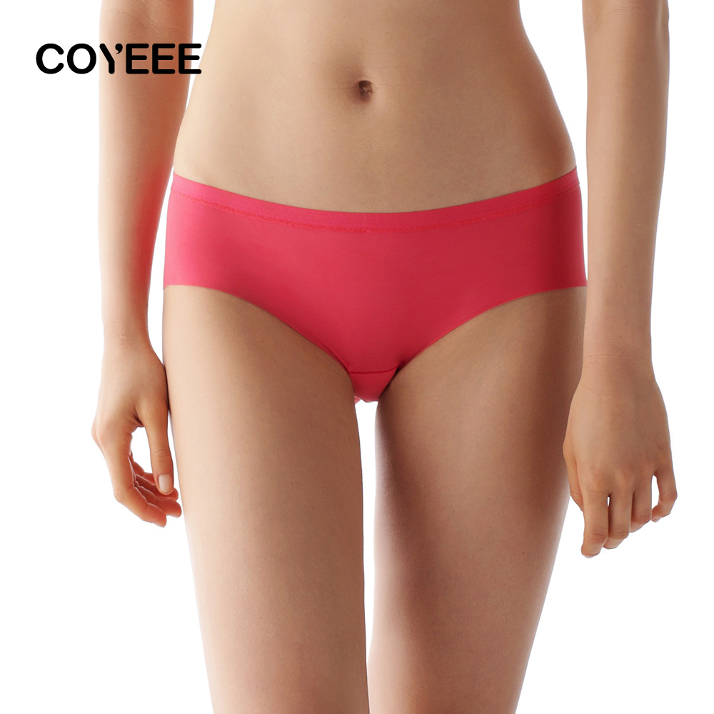 Maniform coyeee seamless panties low-waist glossy panty g01