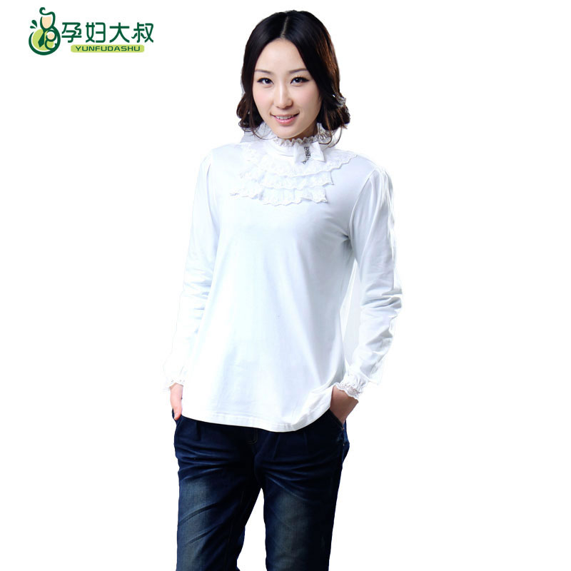 Maternity 2013 maternity clothing spring basic shirt maternity top basic shirt 148