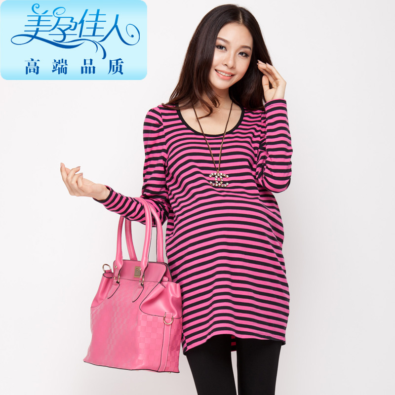 Maternity 2013 spring fashion maternity clothing maternity top maternity basic 1618 long-sleeve shirt