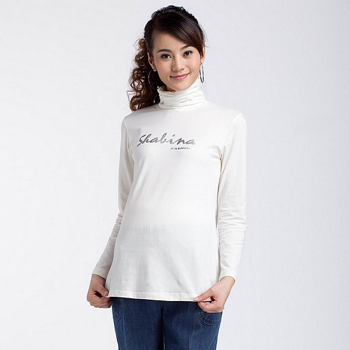 Maternity basic shirt plus size autumn top loose t-shirt long-sleeve autumn maternity clothing