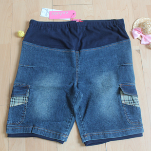 Maternity clothing 2012 summer fashion maternity pants maternity shorts maternity denim shorts belly pants