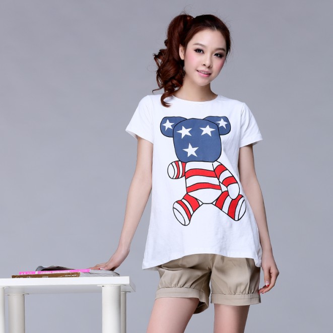 Maternity clothing 2013 summer maternity t-shirt maternity clothes maternity short-sleeve top short-sleeve T-shirt