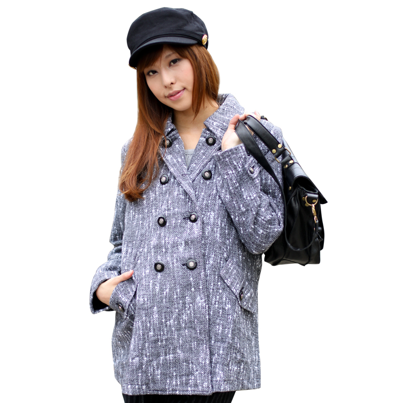 Maternity clothing 947807 spring thick double breasted wool coat maternity outerwear overcoat