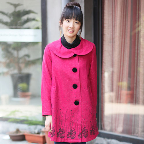 Maternity clothing autumn and winter maternity outerwear autumn and winter woolen maternity overcoat ys64644