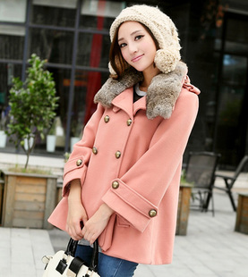 Maternity clothing autumn and winter maternity outerwear fashion woolen trench maternity overcoat loose plus size outerwear