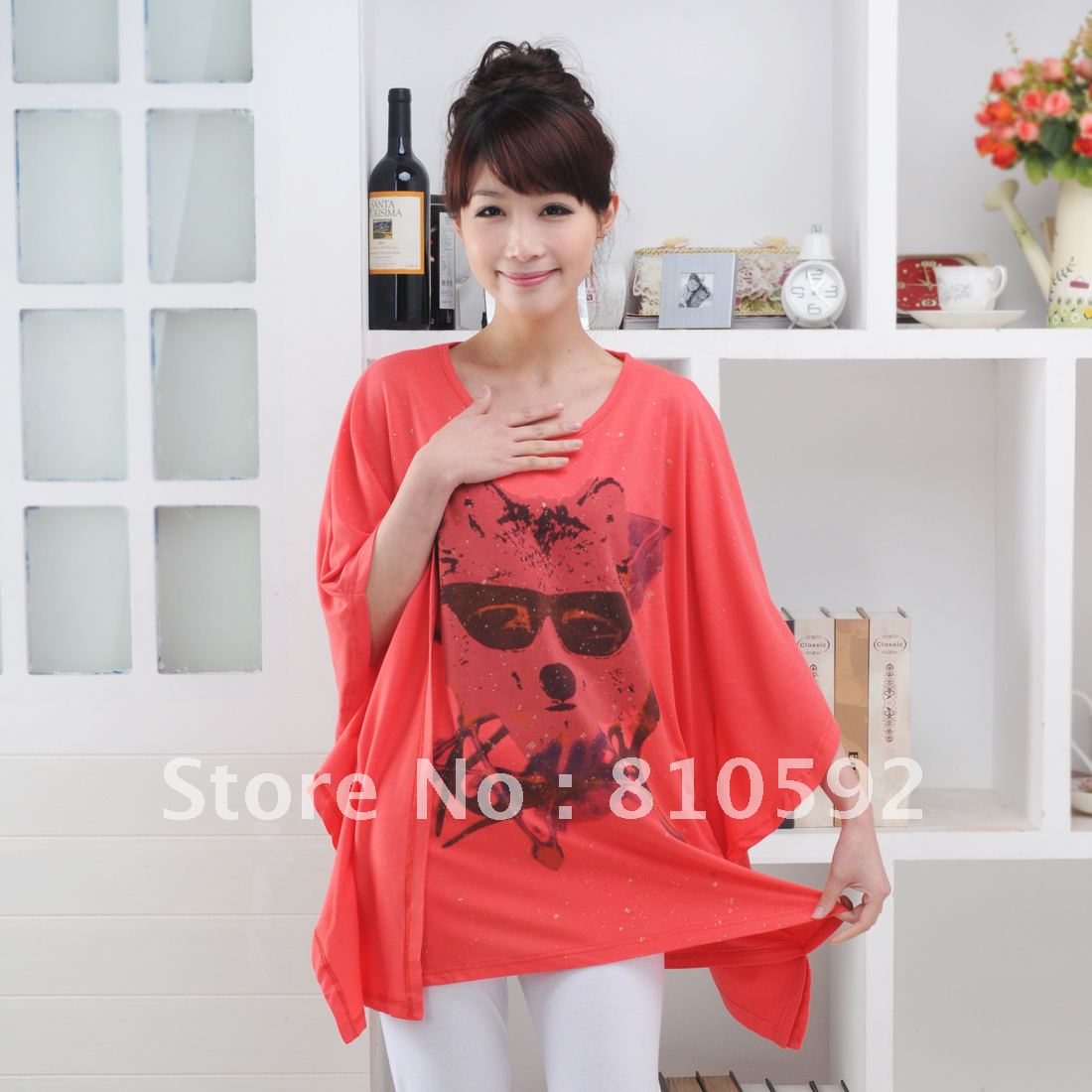 Maternity clothing autumn batwing sleeve long-sleeve maternity t-shirt maternity top maternity t-shirt