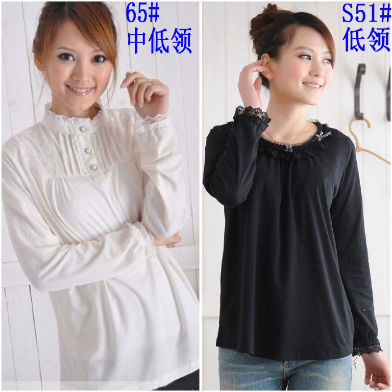 Maternity clothing autumn fashion autumn maternity top maternity basic shirt long-sleeve basic maternity shirt