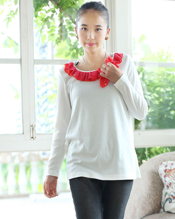 Maternity clothing autumn maternity top long-sleeve T-shirt cotton basic shirt ys193761