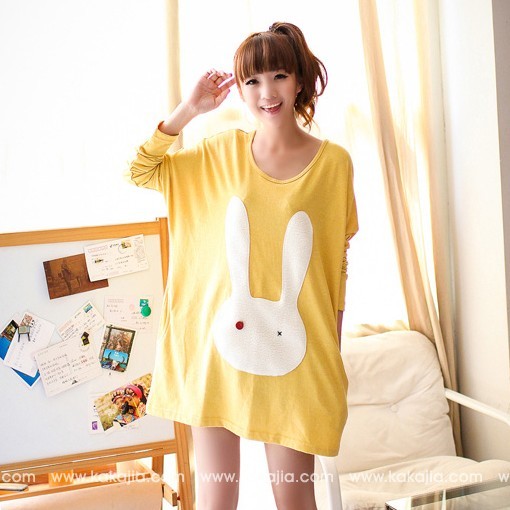 Maternity clothing autumn subsidize rabbit top maternity long-sleeve loose t-shirt maternity top