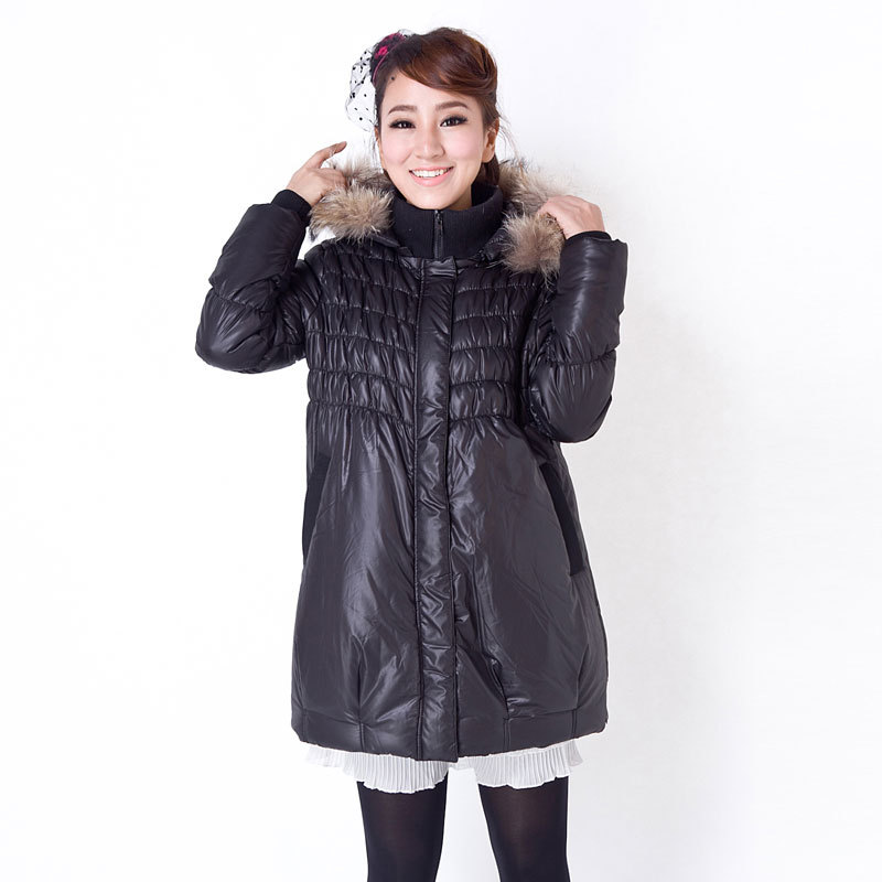 Maternity clothing cotton-padded coat