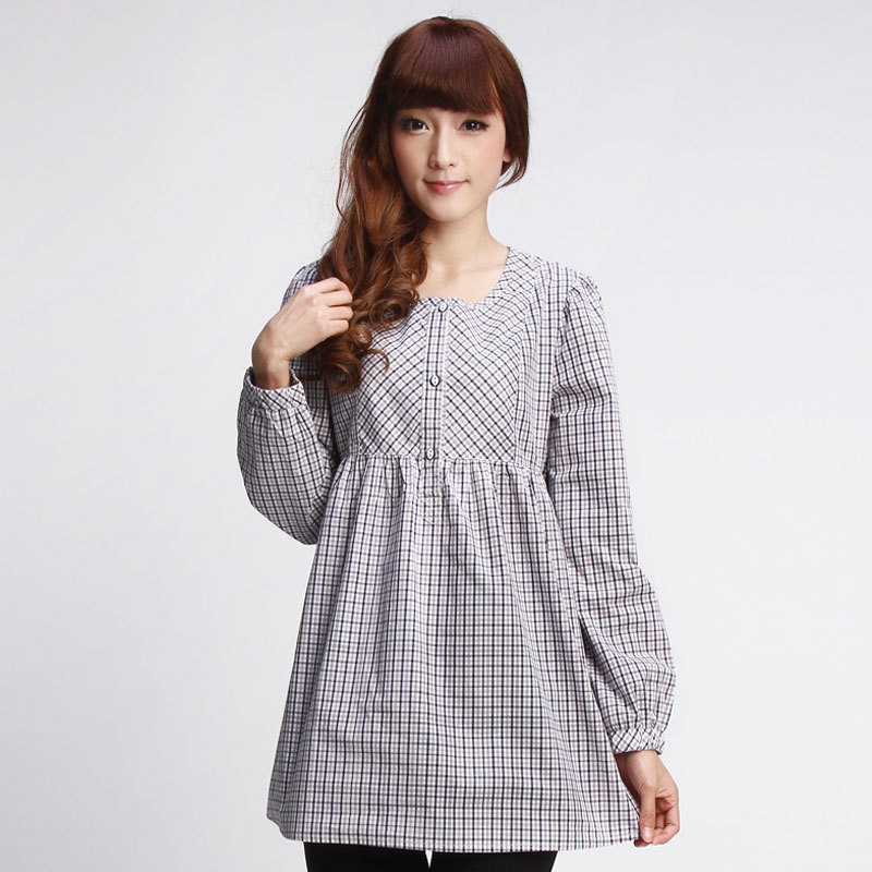 Maternity clothing long-sleeve T-shirt summer fashion loose maternity clothing top a1202