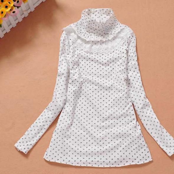 Maternity clothing  maternity basic shirt  turtleneck long johns all-match basic top princess  BB7 shop