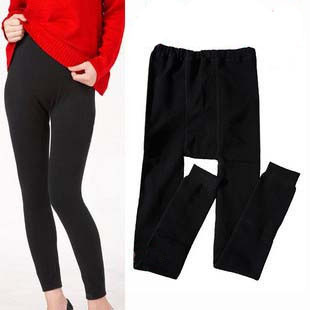 Maternity clothing maternity brushed ankle length trousers legging hl411