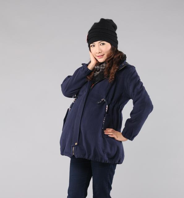 Maternity clothing maternity clothing maternity clothing outerwear hooded wadded jacket s197001